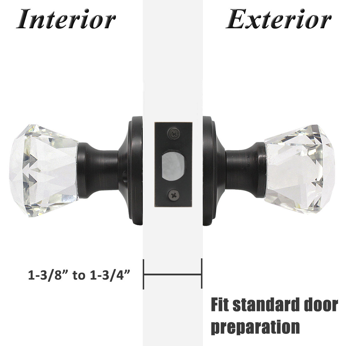 Probrico Passage Door Knob & Reviews Wayfair